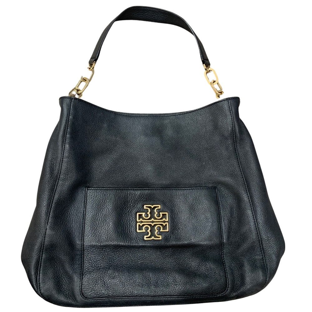 Tory Burch leather black tote bag